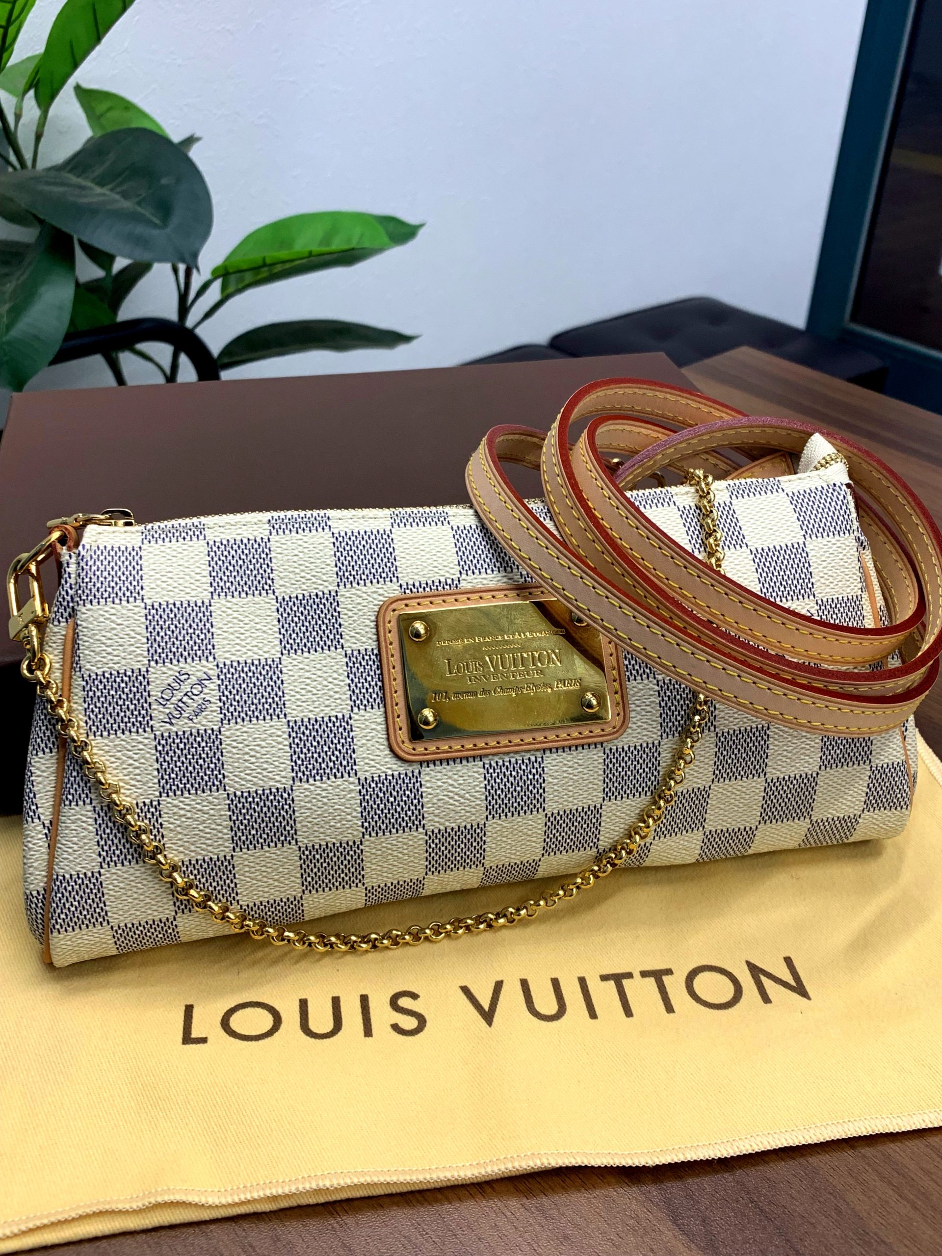 ルイヴィトン ダミエアズール エヴァ