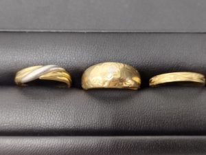 K18 ゴールドリング 3つ