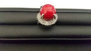 那珂川市の皆様、赤珊瑚のリングのご売却は大吉アクロスモール春日店にお任せください。
