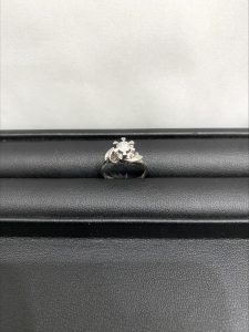 ダイヤ付き プラチナ pt900 リング