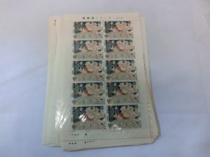切手、記念切手を買取専門店大吉JR八尾店でお買取しました。バラ、シート。平野、東大阪、志紀、藤井寺。
