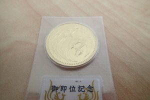 御即位10万円金貨をお買取いたしました♪日本金貨を高く売るなら大吉ゆめタウン八代店にお任せを!