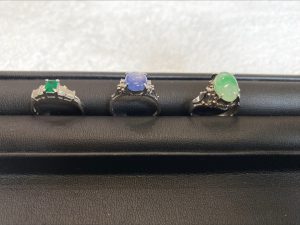 色石 プラチナ pt900 リング 貴金属