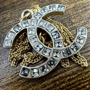 シャネル ココマーク ネックレス ラインストーン