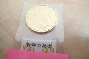 御即位記念10万円金貨をお買取いたしました♪日本金貨を高く売るなら大吉ゆめタウン八代店へ!