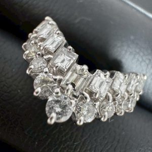 Pt900 ダイヤ リング