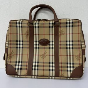 バーバリー チェック ビジネスバッグ