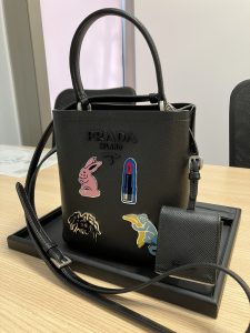 プラダ　サフィアノ　２Wayバッグ