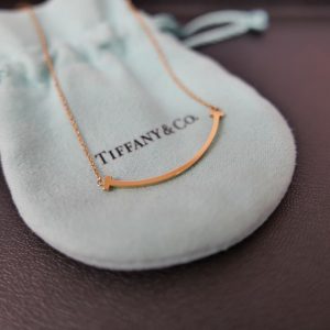 ティファニー Tスマイル ミニ ネックレス 750