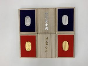 純金及び純プラチナの小判