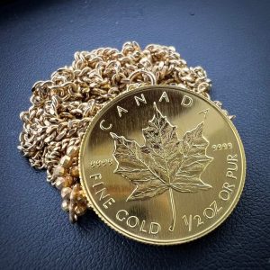 メイプルリーフ金貨1/2オンス