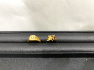 金 K18 指輪 貴金属