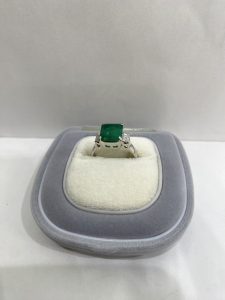 色石 プラチナ pt900 リング 貴金属