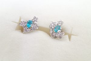 パライバトルマリンのイヤリングをお買取いたしました♪宝石・ジュエリーを売るなら大吉ゆめタウン八代店へ！