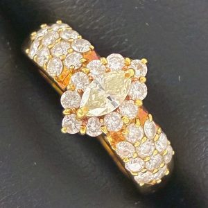 K18 ダイヤ リング