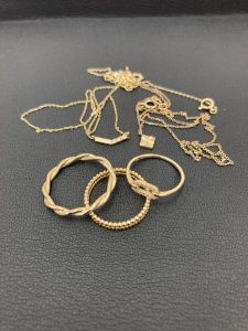 K18アクセサリー「ネックレス達」