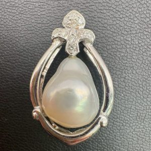 Pt900 パール ダイヤ トップ