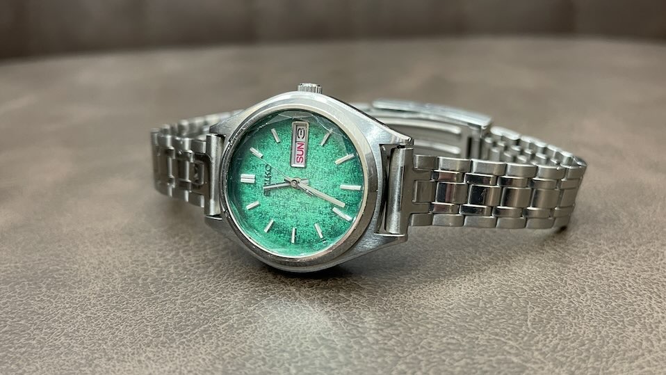 SEIKO セイコー 緑文字盤