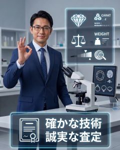 プロの査定士が、しっかりと拝見いたします。