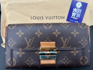 【高価買取】ルイ・ヴィトン モノグラム ポルトフォイユ・ウジェニ 長財布 - 広島市安佐南区八木の買取大吉 ラ・ムー八木店