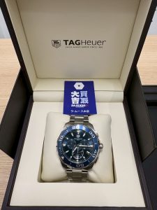 【高価買取】タグ・ホイヤー(TAG Heuer)アクアレーサー クロノグラフ - 広島市安佐南区八木の買取大吉 ラ・ムー八木店