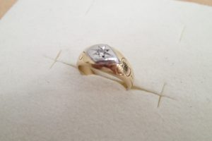 金とプラチナのコンビリングをお買取いたしました♪貴金属を高く売るなら大吉ゆめタウン八代店へ!