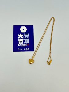 【貴金属買取】金(ゴールド) ハートモチーフ ネックレス - 広島市安佐南区八木の買取大吉 ラ・ムー八木店