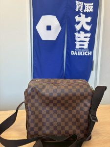 広島市五日市の買取専門店で高価買取したルイ・ヴィトン(LOUIS VUITTON)ダミエのショルダーバッグ「ナヴィグリオ」