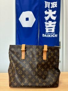 広島市五日市の買取専門店で高価買取したルイ・ヴィトン(LOUIS VUITTON)モノグラムのファスナー付きトートバッグ