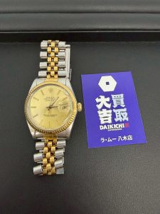 【時計買取】ロレックス(ROLEX) デイトジャスト コンビモデル ガラス割れ - 広島市安佐南区八木の買取大吉 ラ・ムー八木店