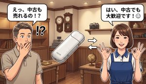 中古のIQOSでもしっかりとお買取りしております。