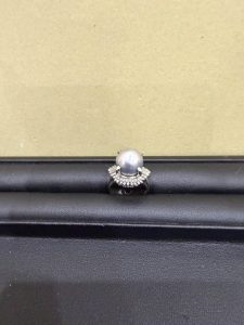 パール プラチナ pt900 リング 貴金属