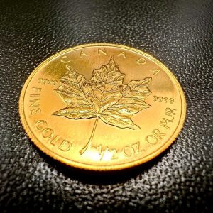 メイプルリーフ金貨1/2オンス