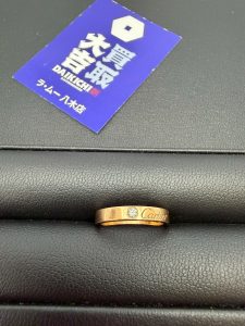 【ブランドジュエリー買取】カルティエのダイヤ付きゴールドリング - 広島市安佐南区の買取大吉 ラ・ムー八木店
