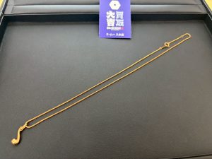 【貴金属買取】パイプモチーフの金ネックレス - 広島市安佐南区の買取大吉 ラ・ムー八木店