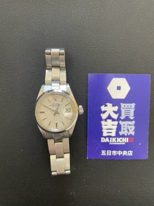 【出張買取対応】広島市五日市の買取大吉五日市中央店が高価買取したロレックス(ROLEX)オイスターパーペチュアルデイトの腕時計