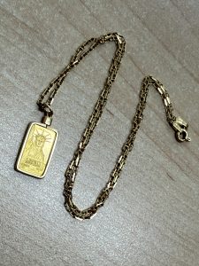 インゴット ネックレス