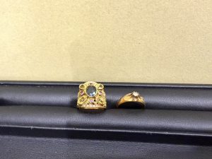 金 K18 指輪 貴金属
