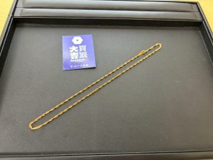 【出張買取】金のスクリューネックレス - 広島市安佐南区の買取大吉 ラ・ムー八木店