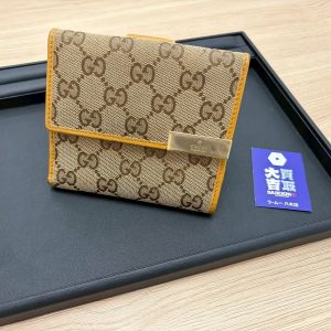 【ブランド財布買取】グッチのGGキャンバス二つ折り財布 - 広島市安佐南区の買取大吉 ラ・ムー八木店