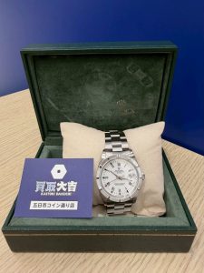買取大吉五日市コイン通り店で買取したROLEX オイスターパーペチュアル デイトの白文字盤腕時計