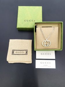 【GUCCI】 インターロッキング ネックレス