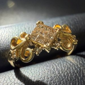 K18 ダイヤモンドリング