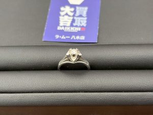 【出張買取】ダイヤモンドのプラチナリング(立て爪) - 広島市安佐南区・安佐北区対応の買取大吉 ラ・ムー八木店