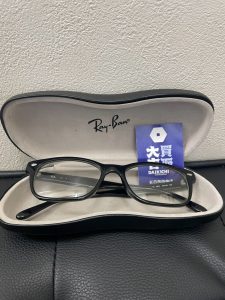 【無料出張買取】広島市五日市の買取大吉五日市中央店が高価買取したケース付きのレイバン(Ray-Ban)黒縁メガネフレーム