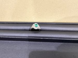 色石 プラチナ pt900 リング 貴金属