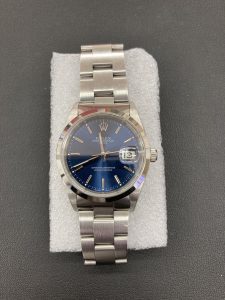 ロレックス SS オイスターパーペチュアルデイト ブルー