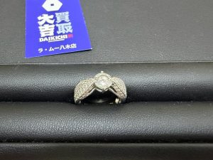 【高価買取】ダイヤモンドリング（メレダイヤ装飾） - 広島市安佐南区・安佐北区対応の買取大吉ラ・ムー八木店