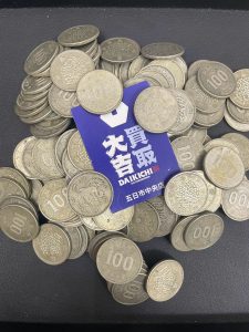 【無料出張買取】広島市五日市の買取大吉五日市中央店が高価買取した大量の旧100円銀貨(稲穂・鳳凰デザイン)